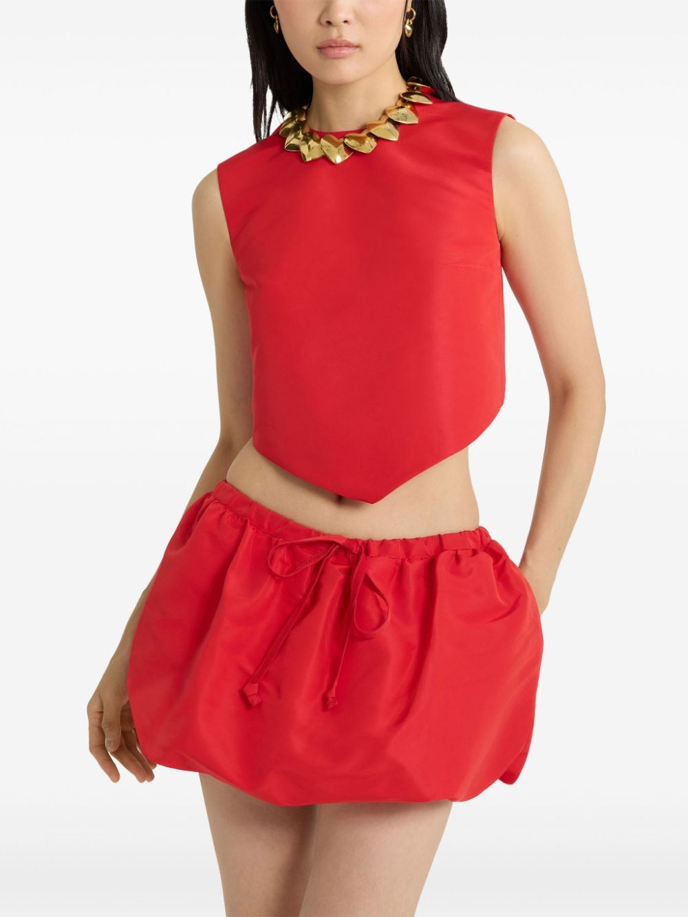 faille scarf top - 3
