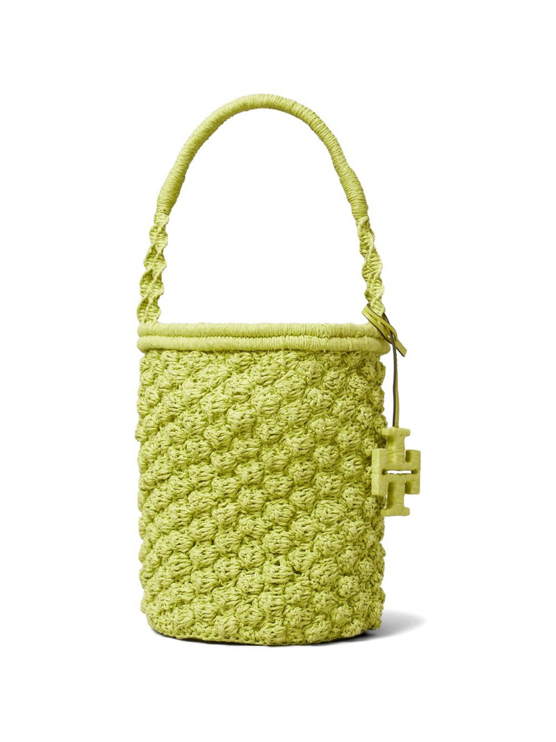 Ella hand-crocheted popcorn bucket bag 1