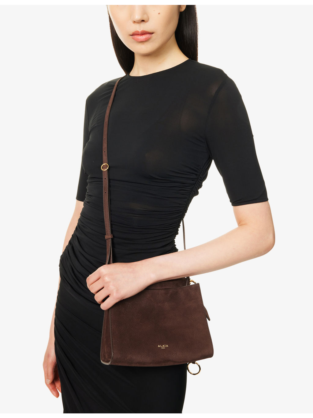 Le Click Square Small Leather Shoulder Bag - 2