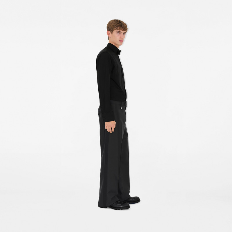 Slim Fit Cotton Silk Tuxedo Shirt 3
