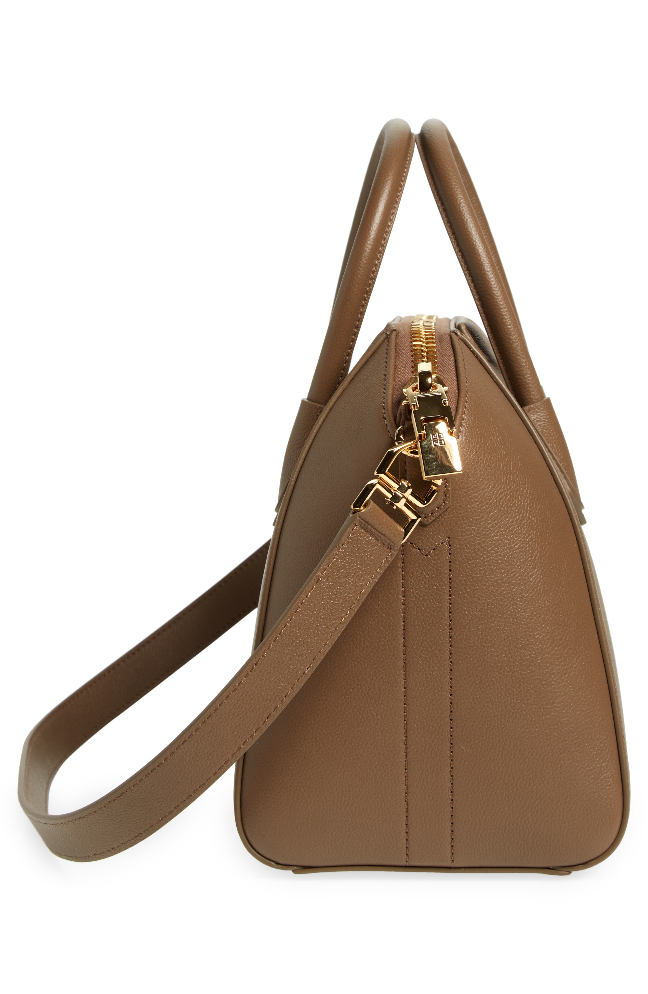 Small Antigona Leather Satchel - 4
