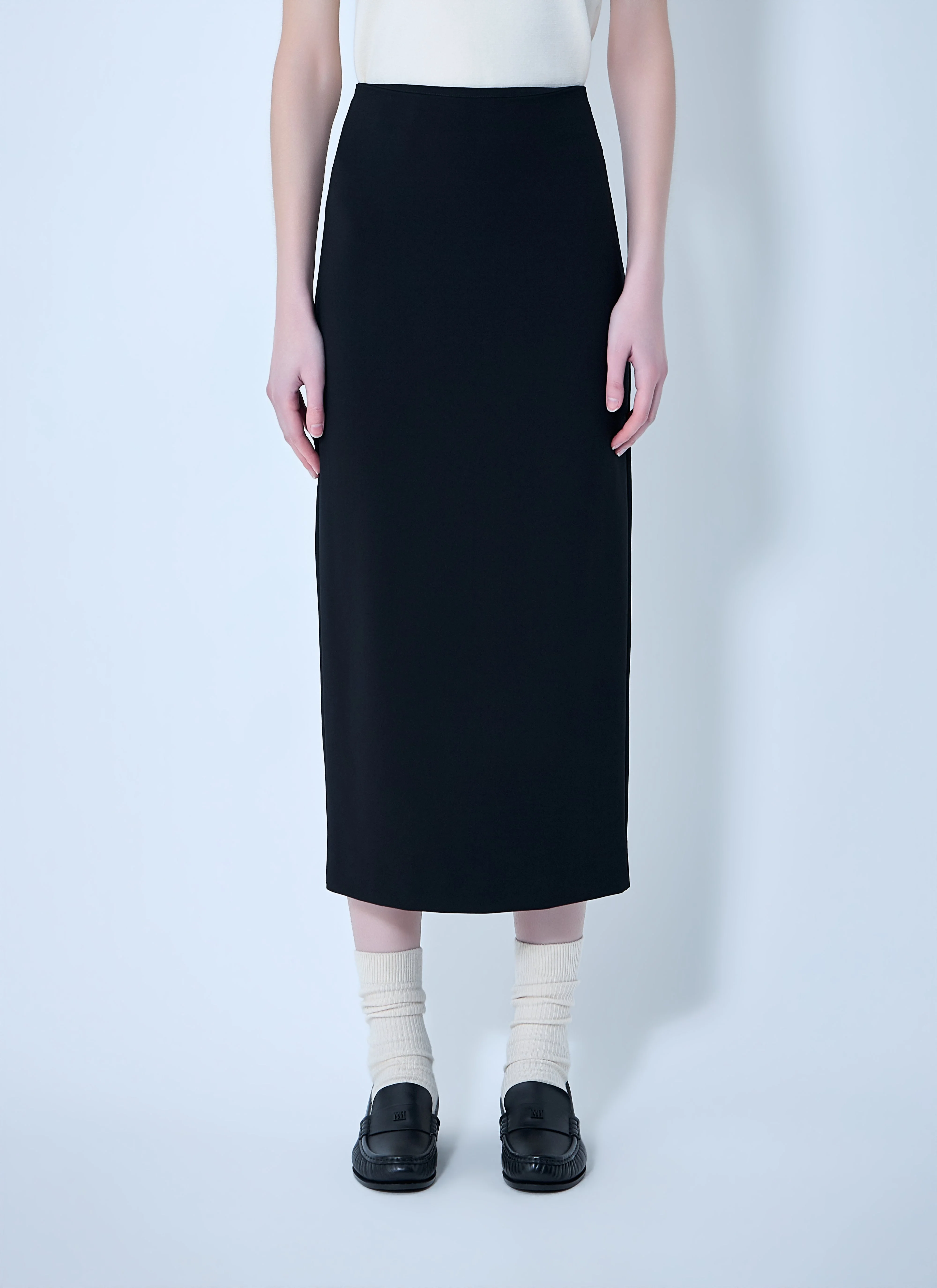Max Mara Women Compact Crêpe Jersey Midi Skirt - 1