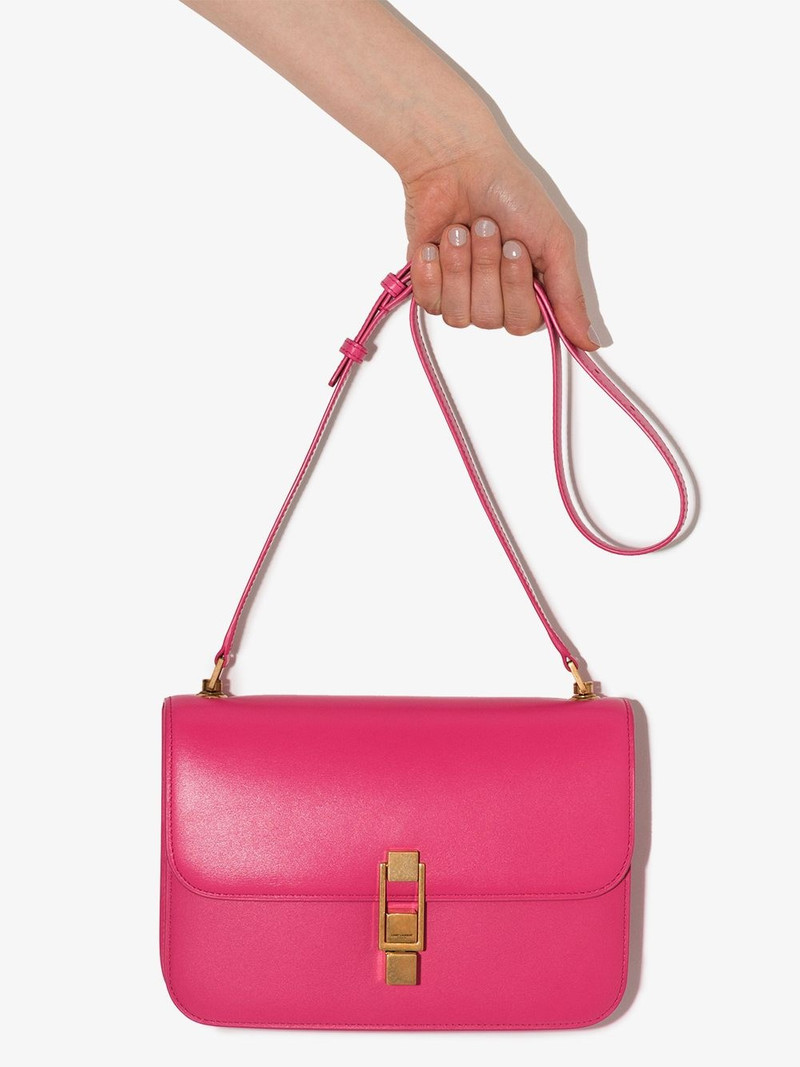 Carré leather shoulder bag 4
