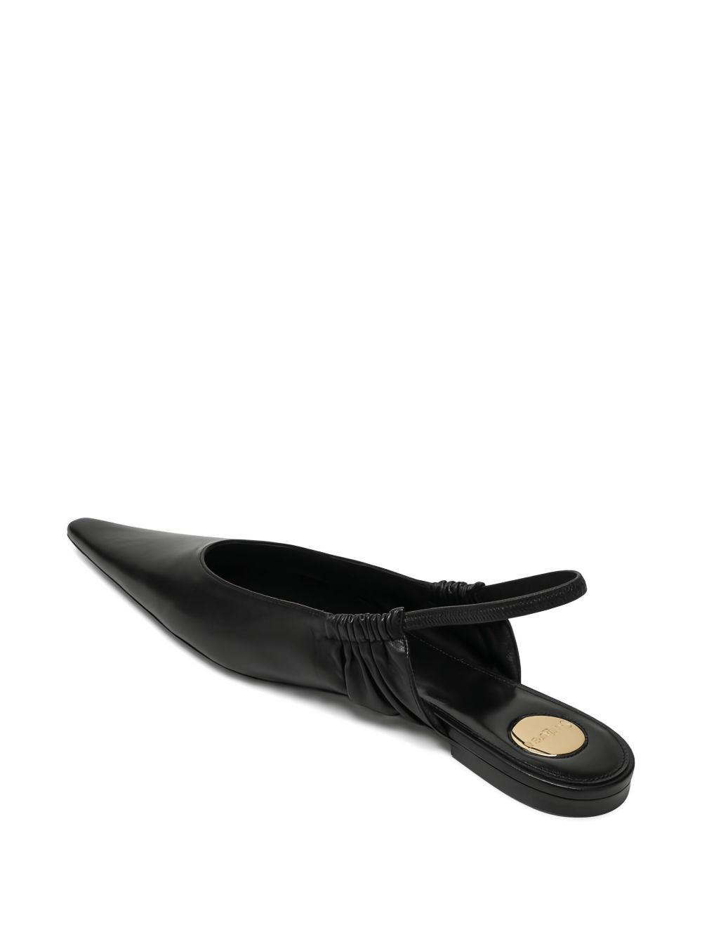 Biarritz pointed ruched ballet flats - 4
