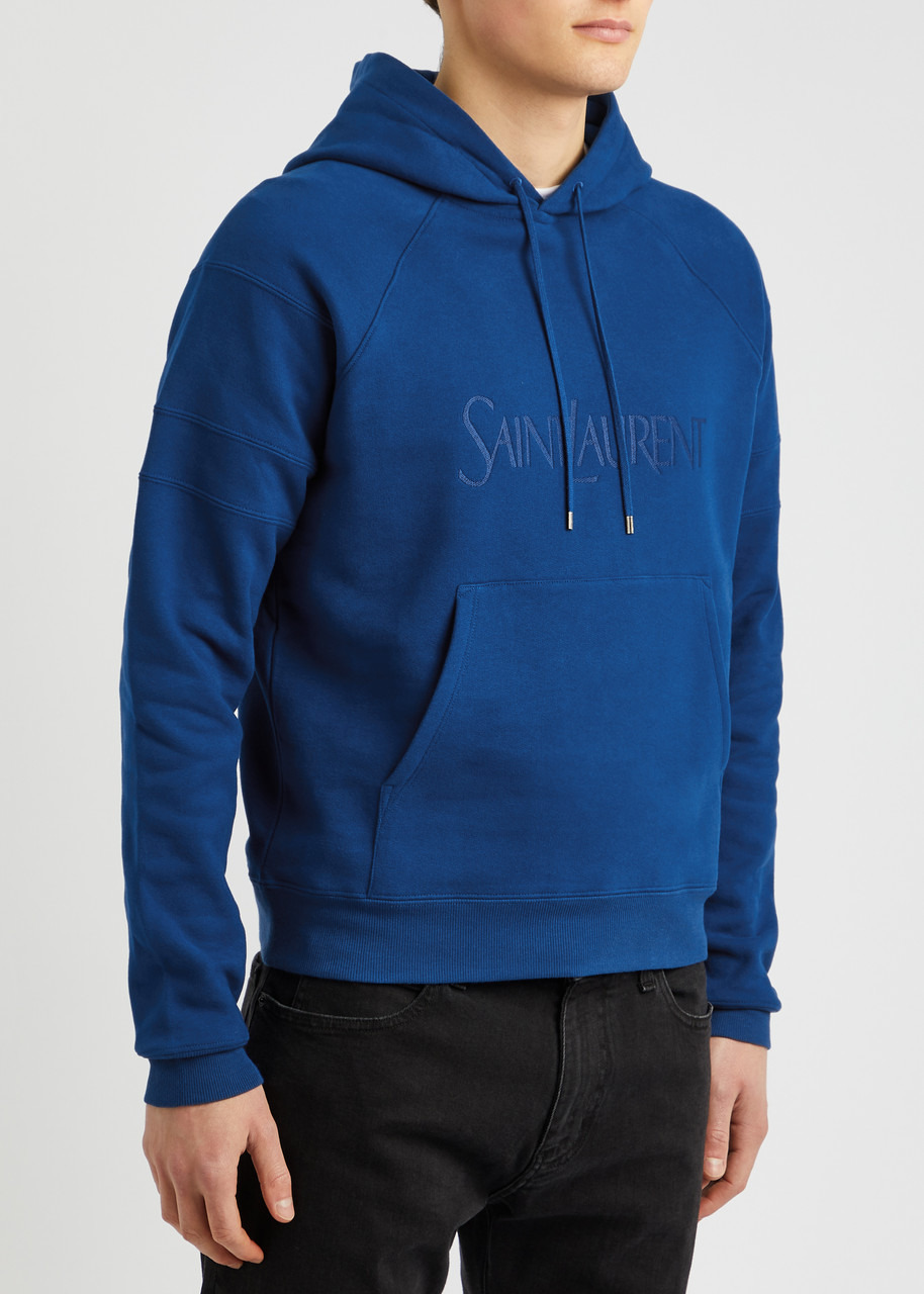 Logo-embroidered hooded cotton sweatshirt - 2