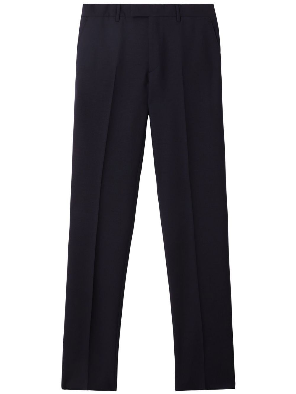 pressed crease tailored trousers - 6