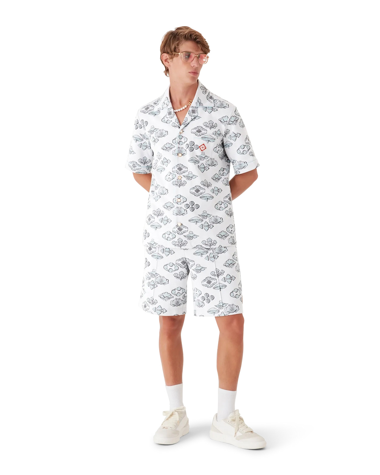 Jacquard Motif Track Shorts | Casablanca Paris - 3