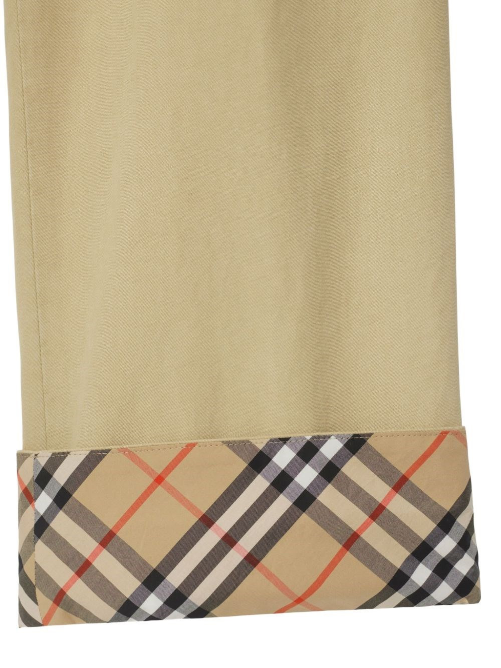 Wavy pattern gabardine trousers - 2