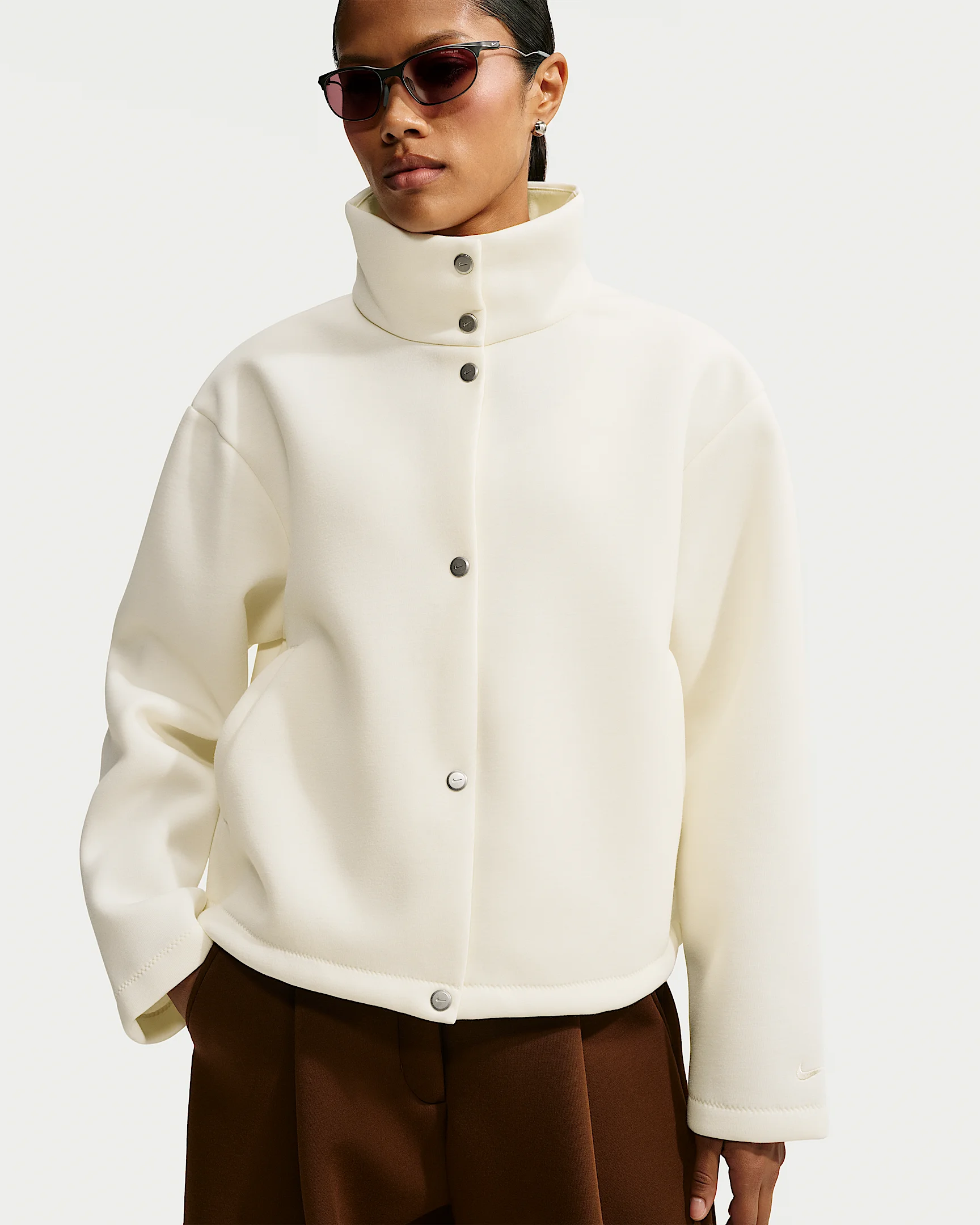 Nike Article Fleece Women's Oversized Jacket - 1