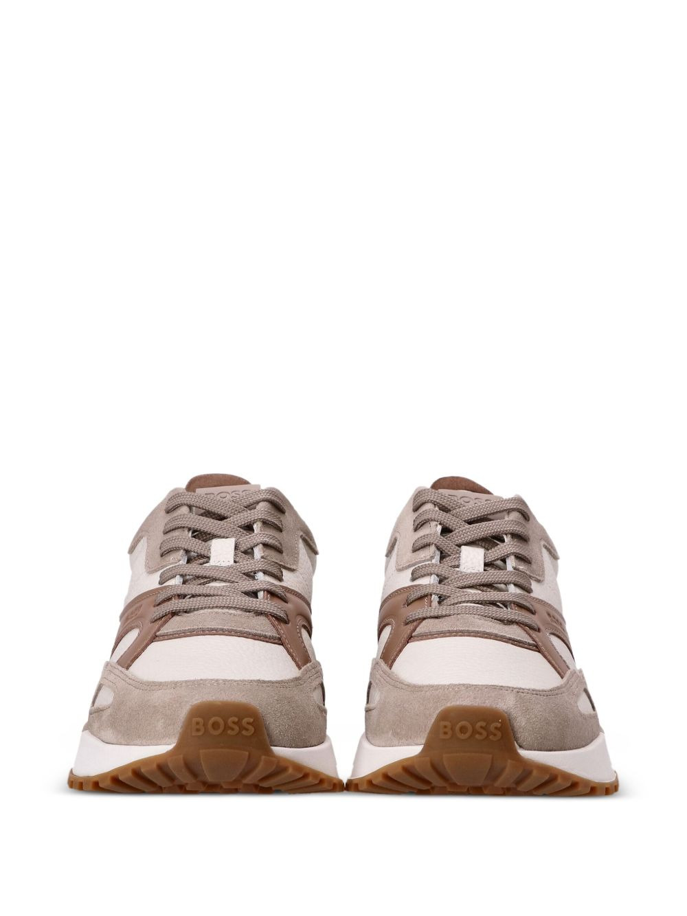panelled sneakers - 4