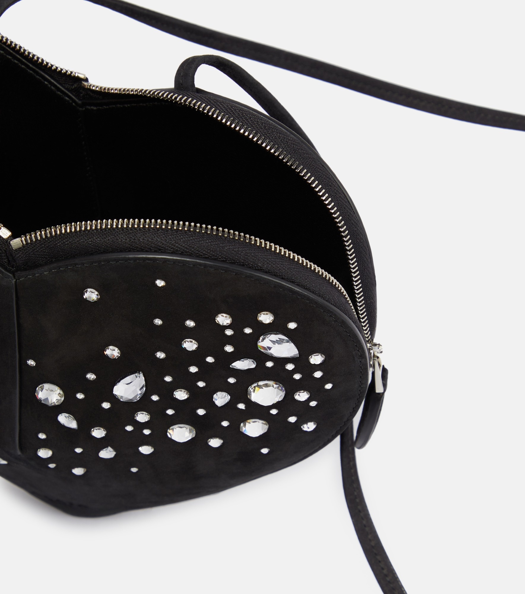 Le Cœur embellished suede shoulder bag - 3