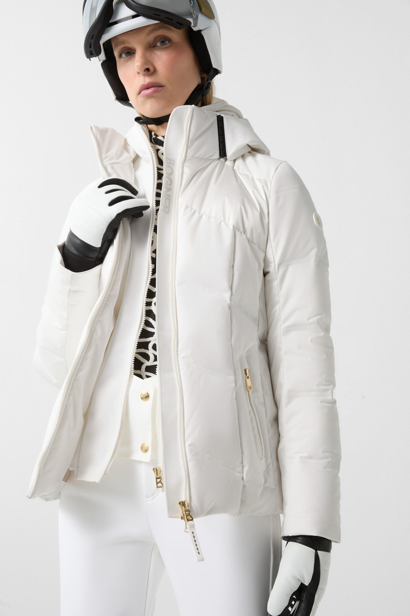 Delin down ski jacket in White 6