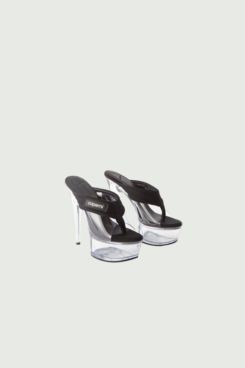 Clear Platform Sandal 3