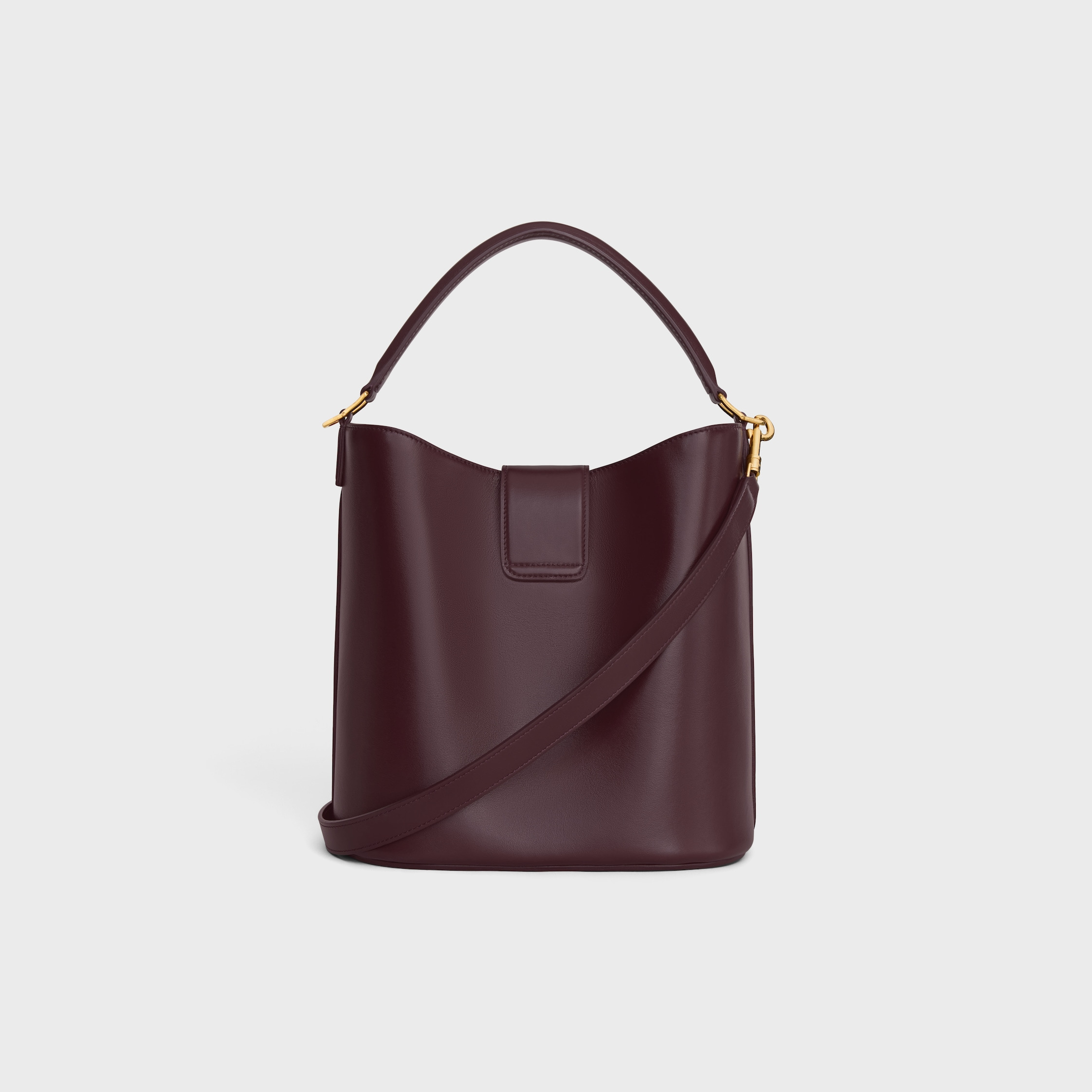 MEDIUM BUCKET LOUISE IN SMOOTH CALFSKIN - 3