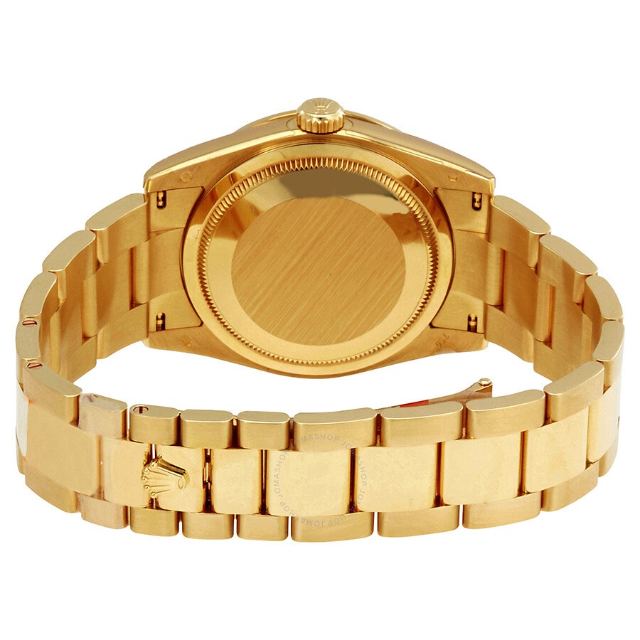 Rolex Day-Date 36 Carousel of Lavender Jade Dial Ladies 18kt Yellow Gold Oyster Watch 118348LVDO - 3