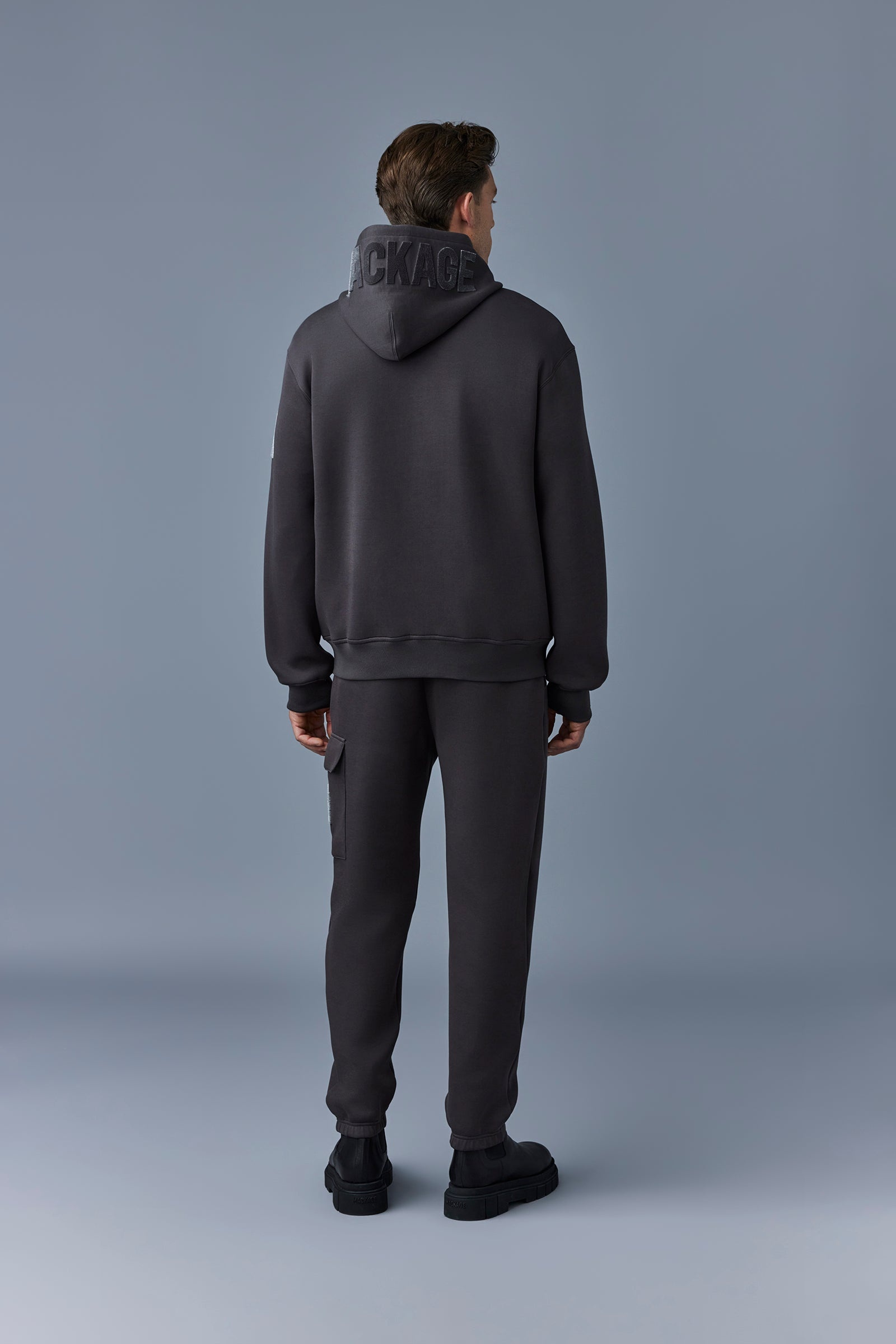 MACKAGE KRYS Zip-up with velvet embroidery | REVERSIBLE