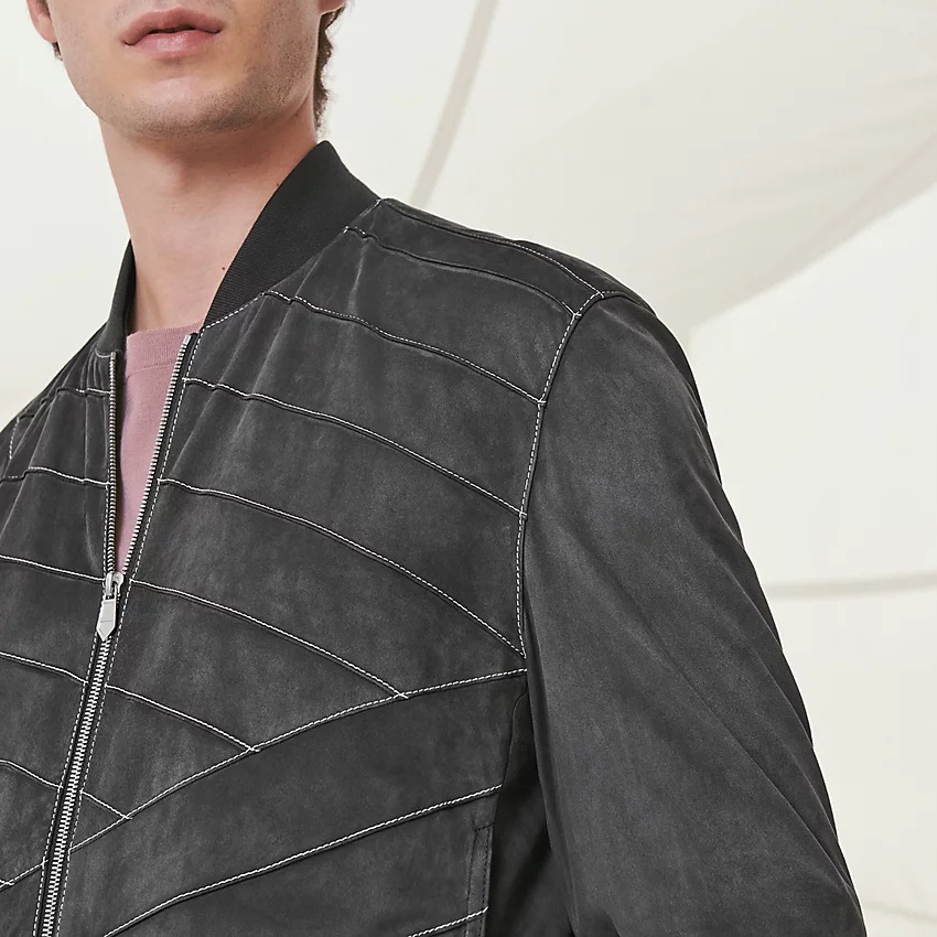 Rib trim jacket - 3