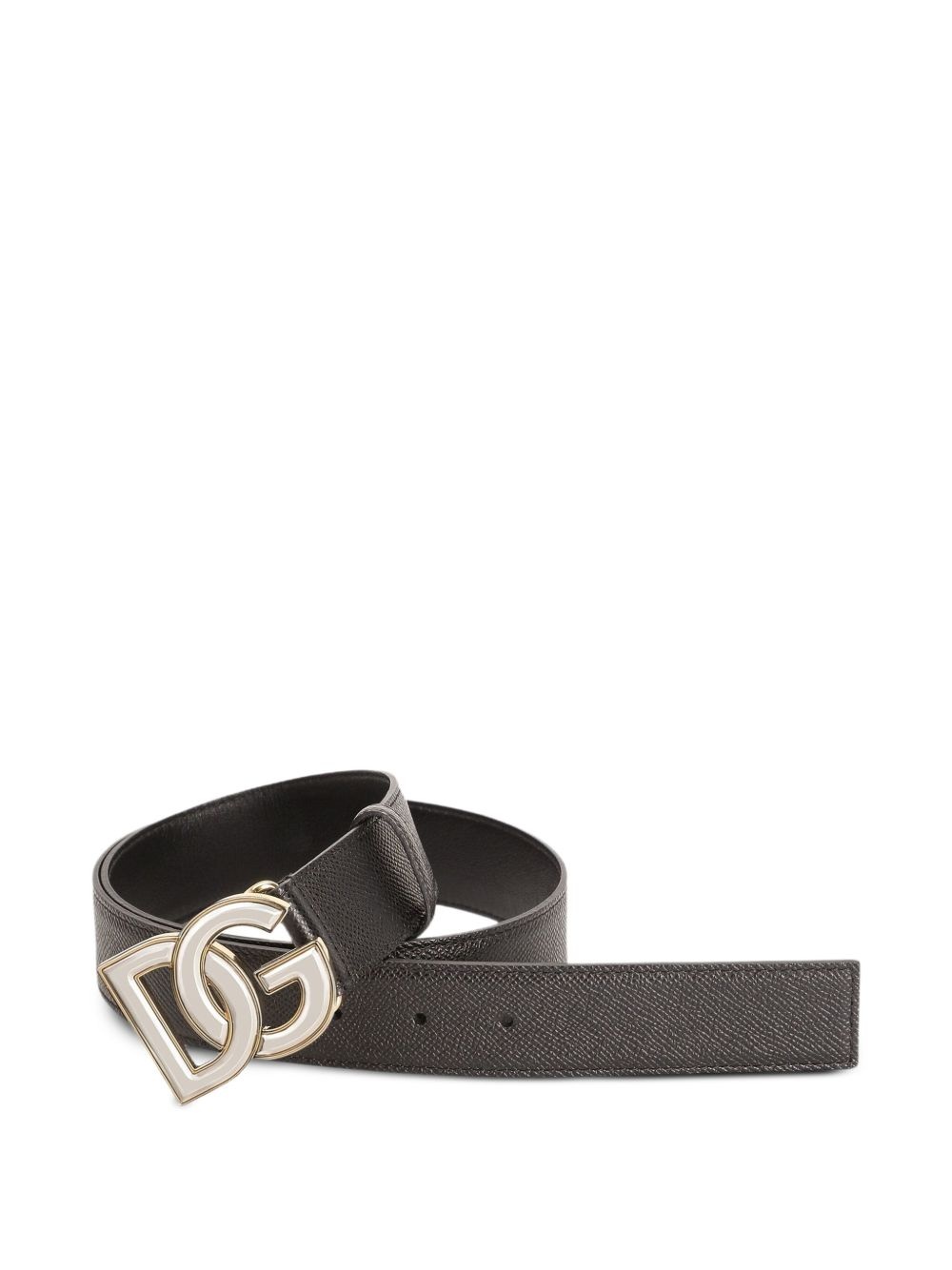 logo-buckle belt - 2