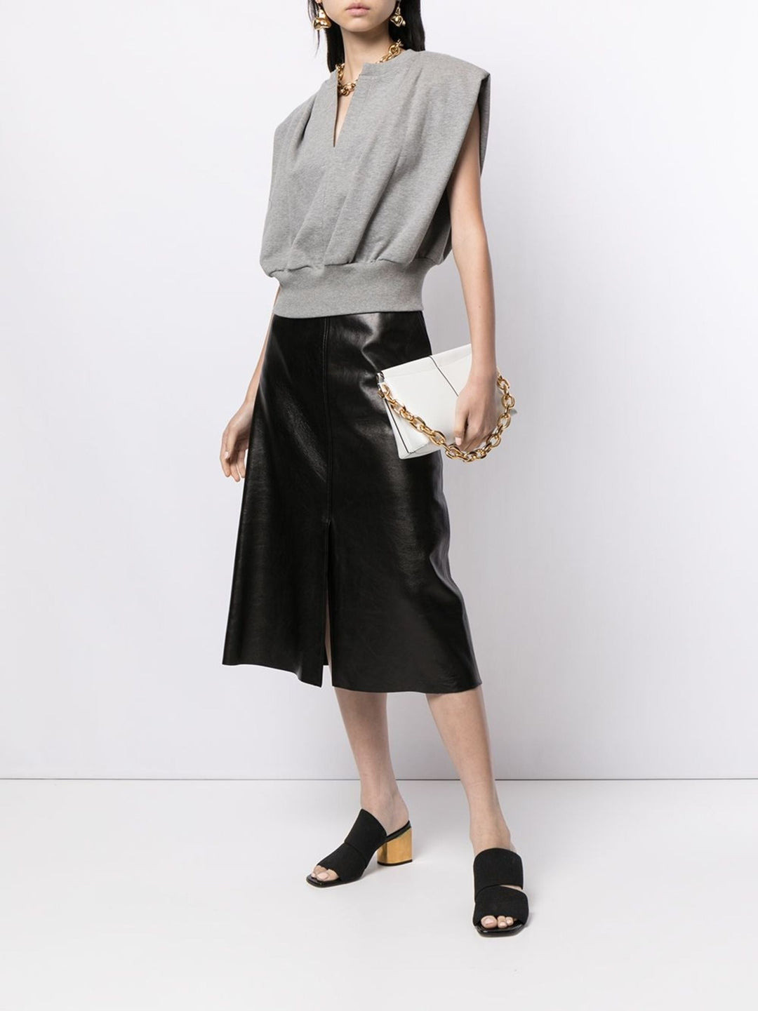 Sleeveless French Terry Top - 3