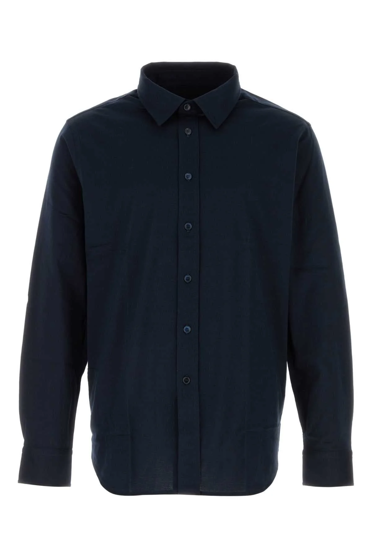 Brioni Men Midnight Blue Cotton Shirt - 1