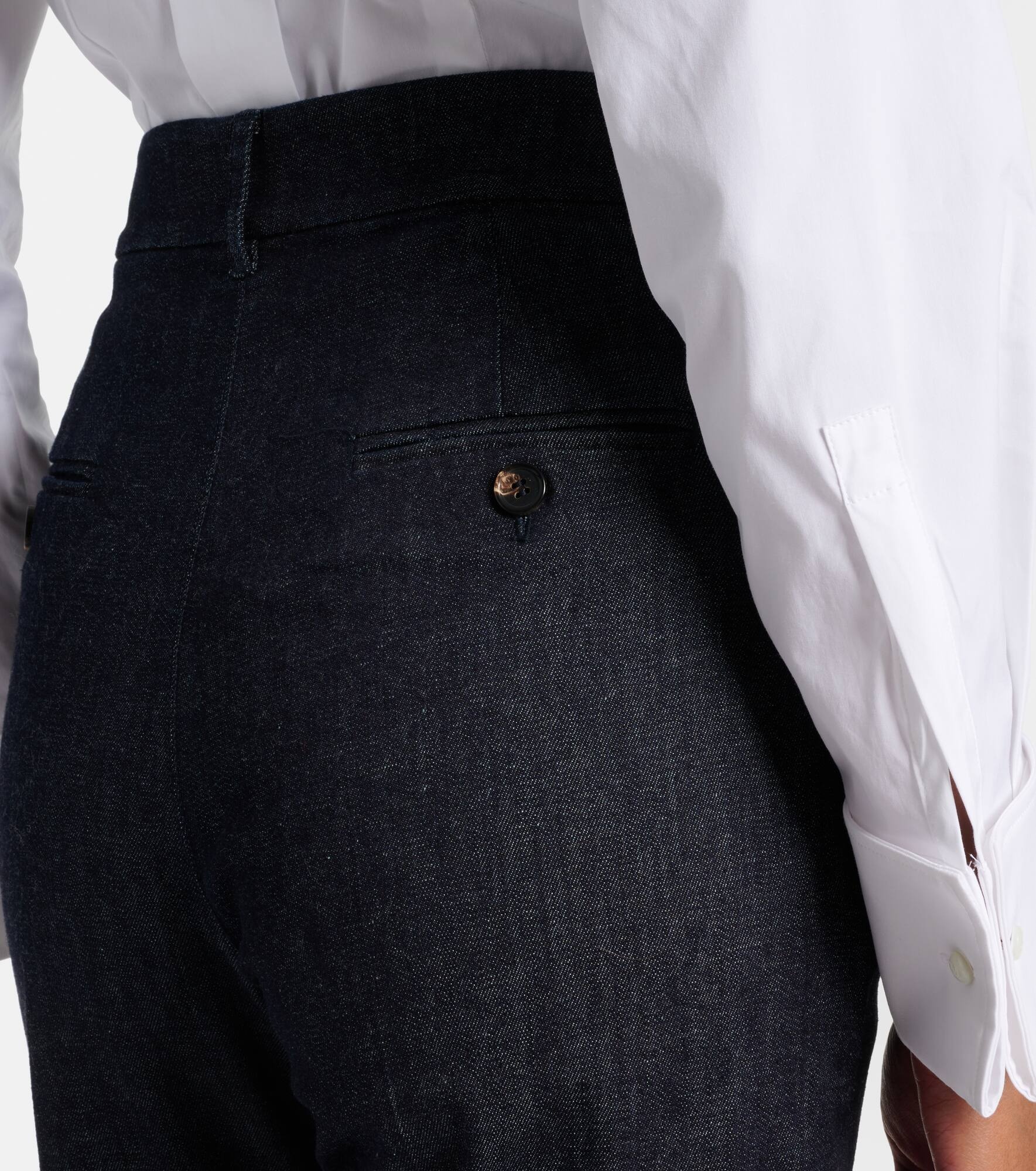 Fresis cropped high-rise straight jeans - 6