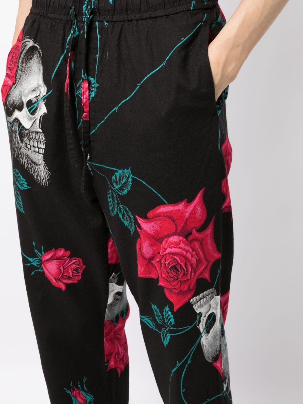 Wildside cotton wide-leg trousers - 5