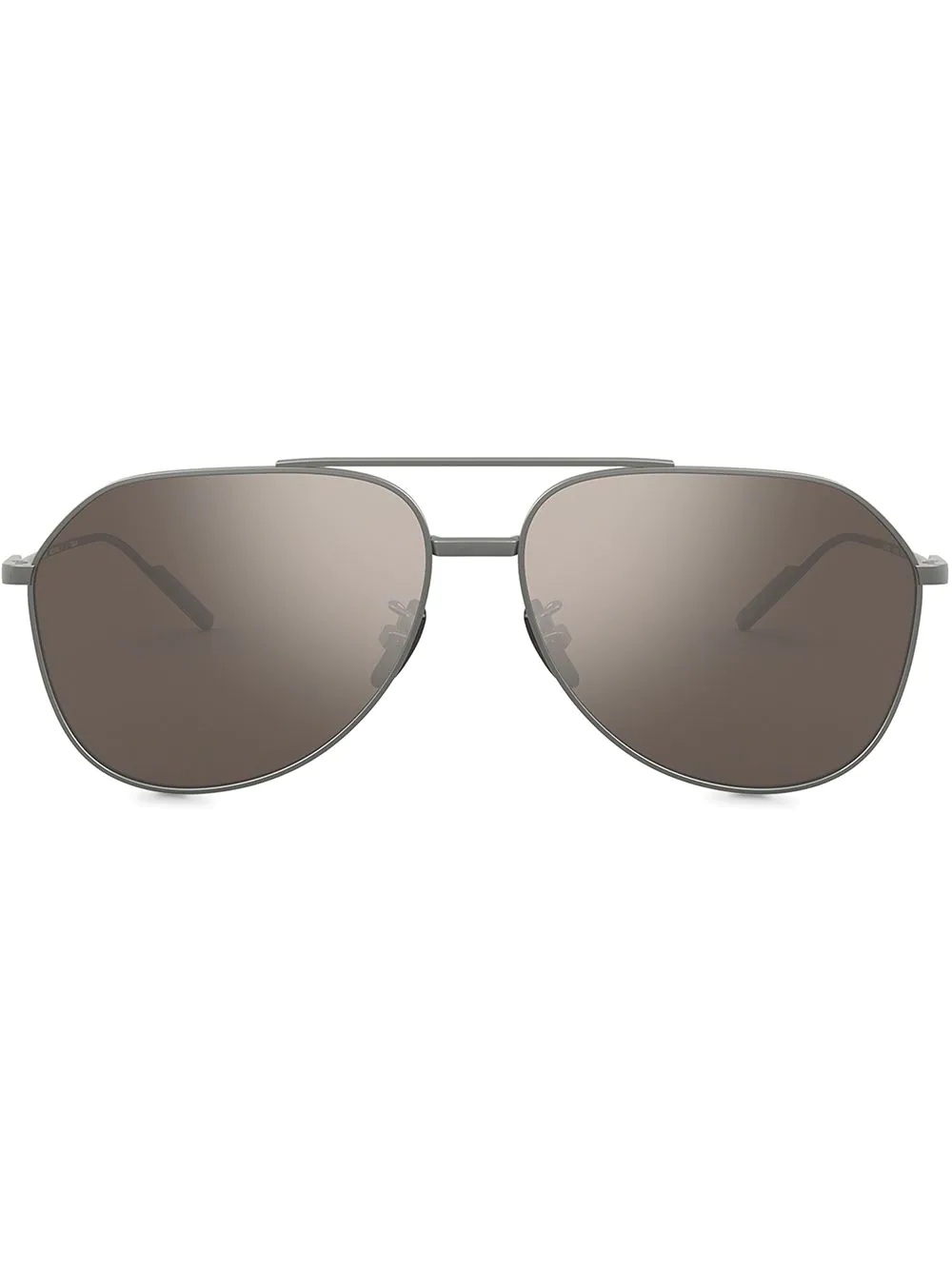 mirrored aviator-frame sunglasses - 1