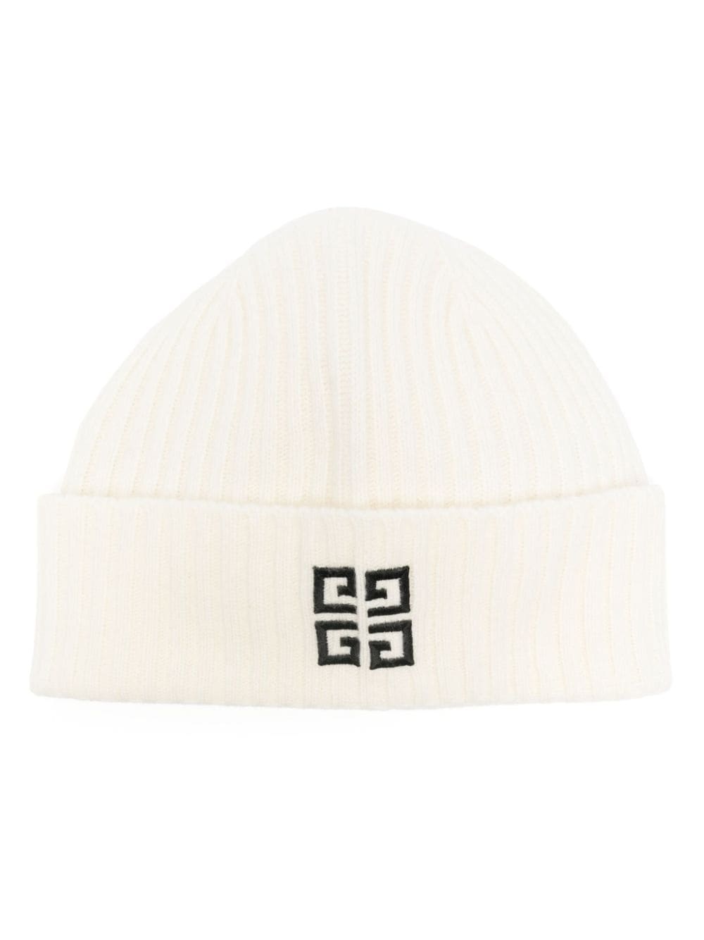 4G-embroidered ribbed beanie - 1