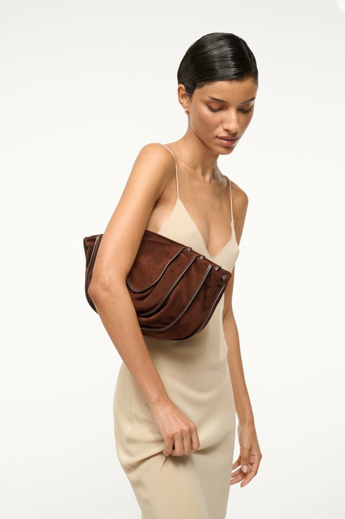 STAUD WELLS BAG MAHOGANY - 8