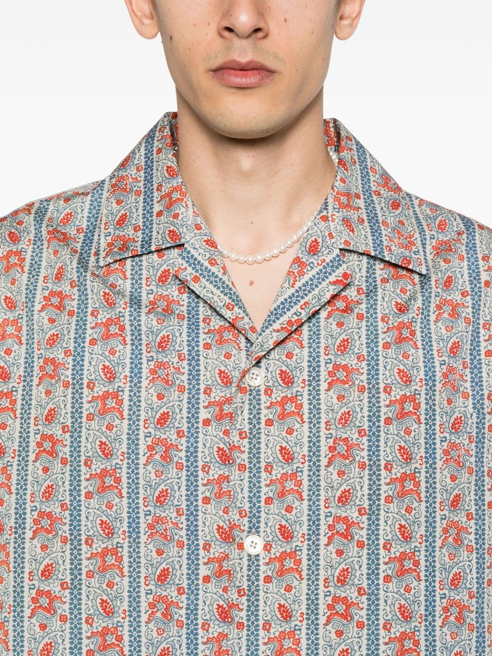 paisley-print shirt - 5