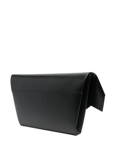 Maison Margiela medium Snatched Classique leather clutch bag outlook