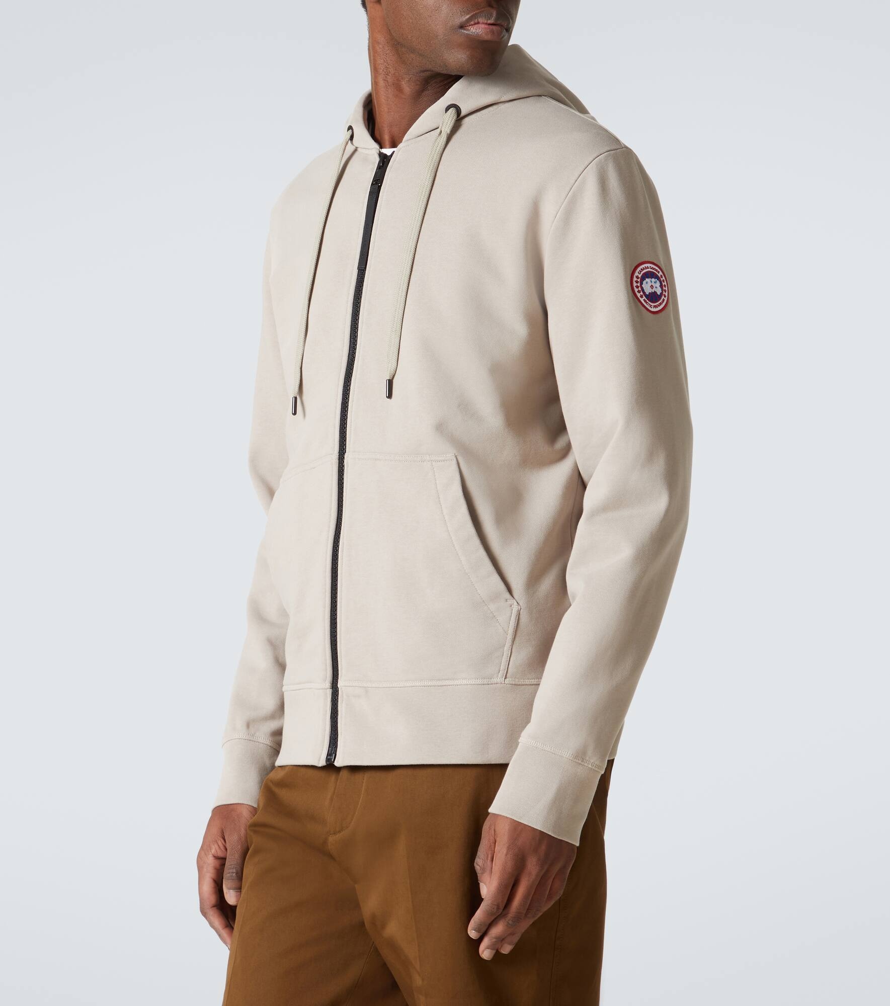 Huron cotton zip-up hoodie - 3