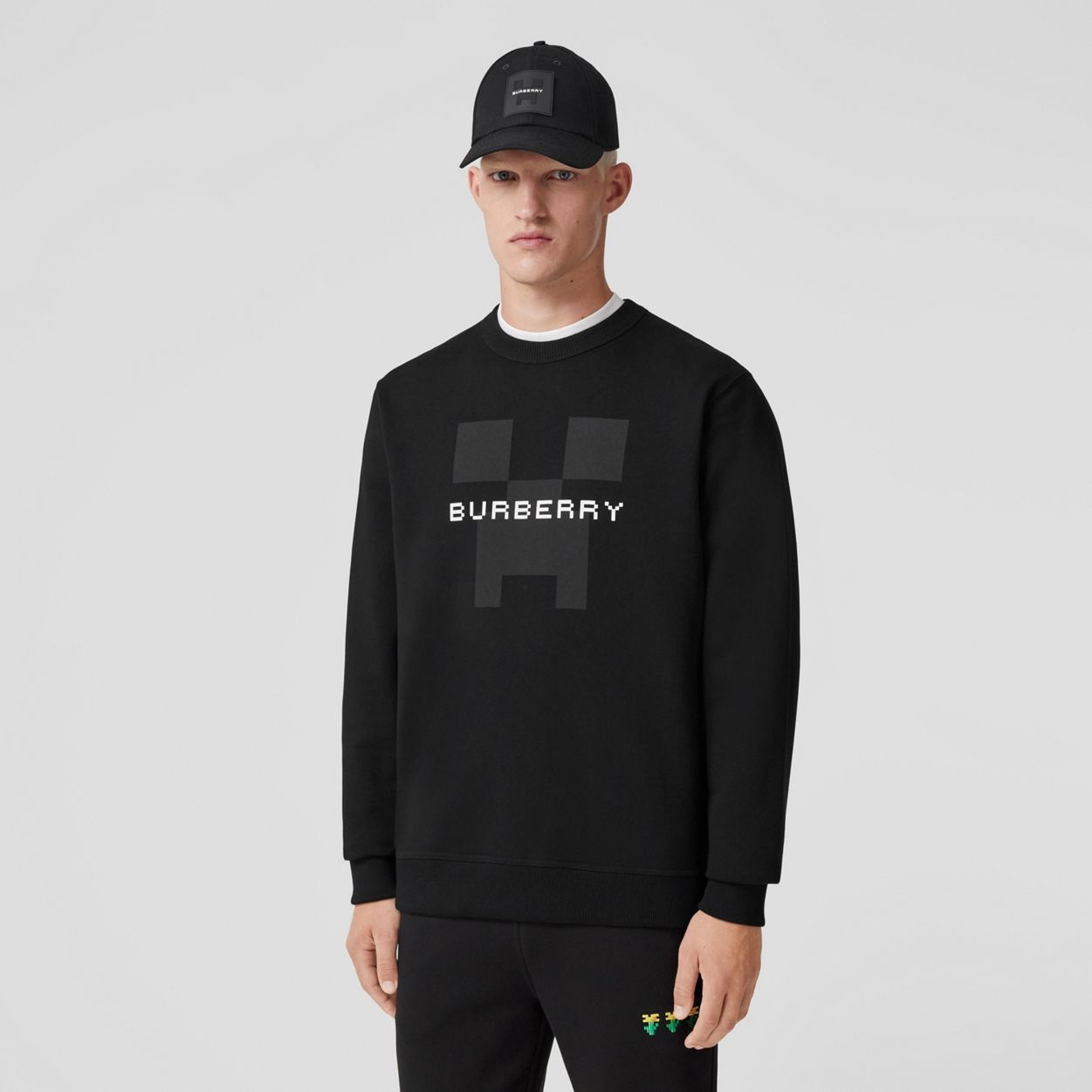 Logo Print Cotton Sweatshirt - 5