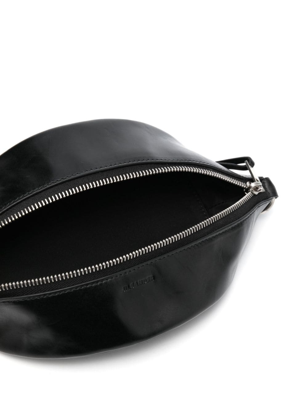 logo-embossed leather belt bag - 5