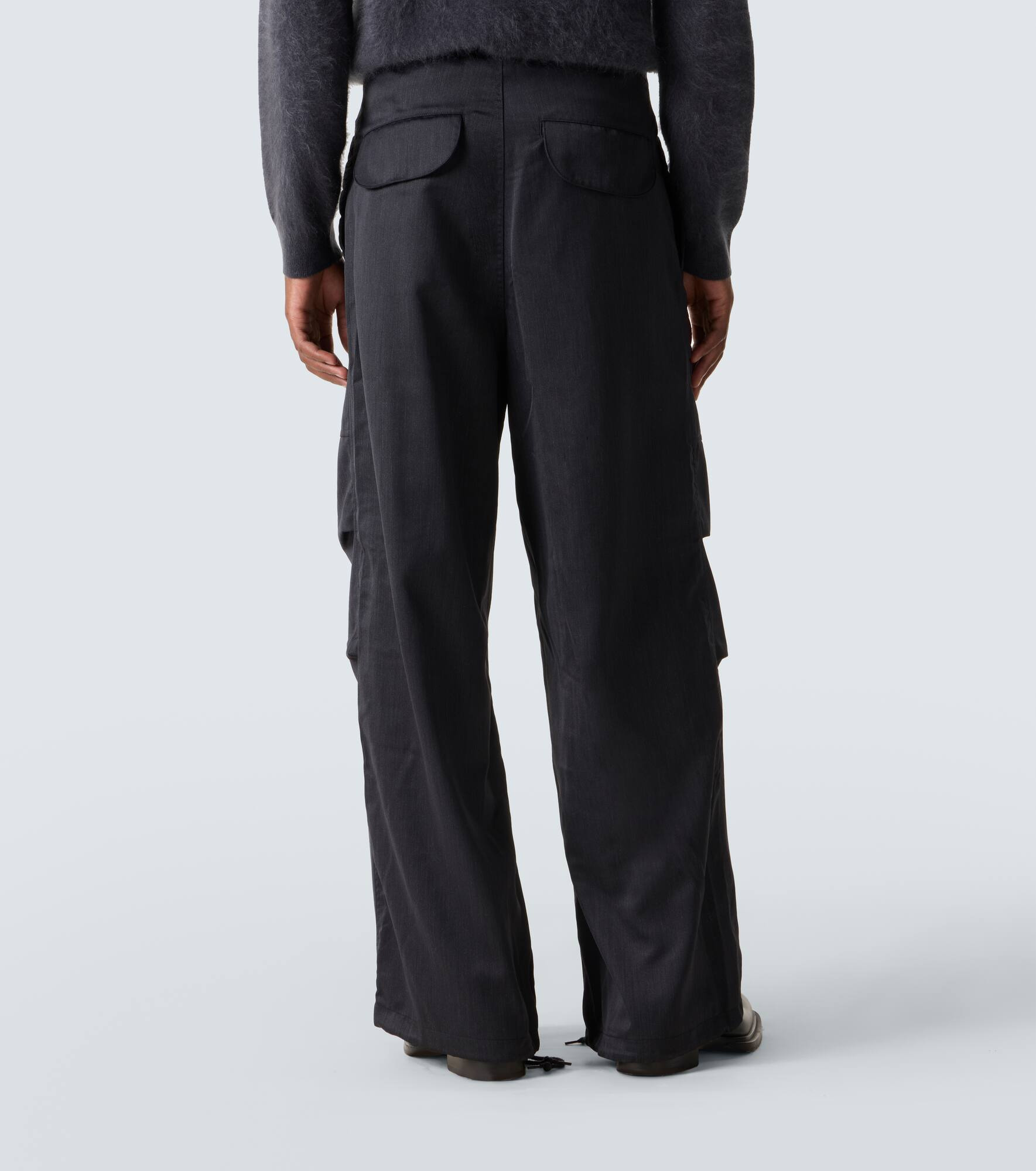 Mid-rise cargo pants - 4