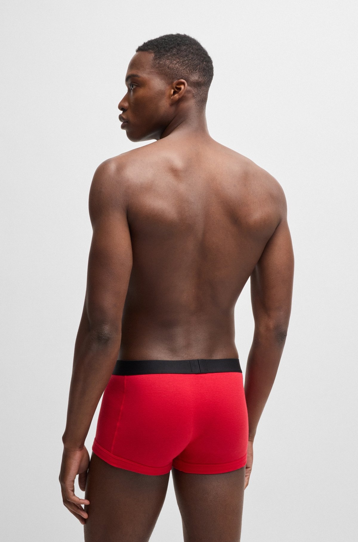 TWO-PACK OF COTTON TRUNKS WITH METALLIC LOGOS - 3
