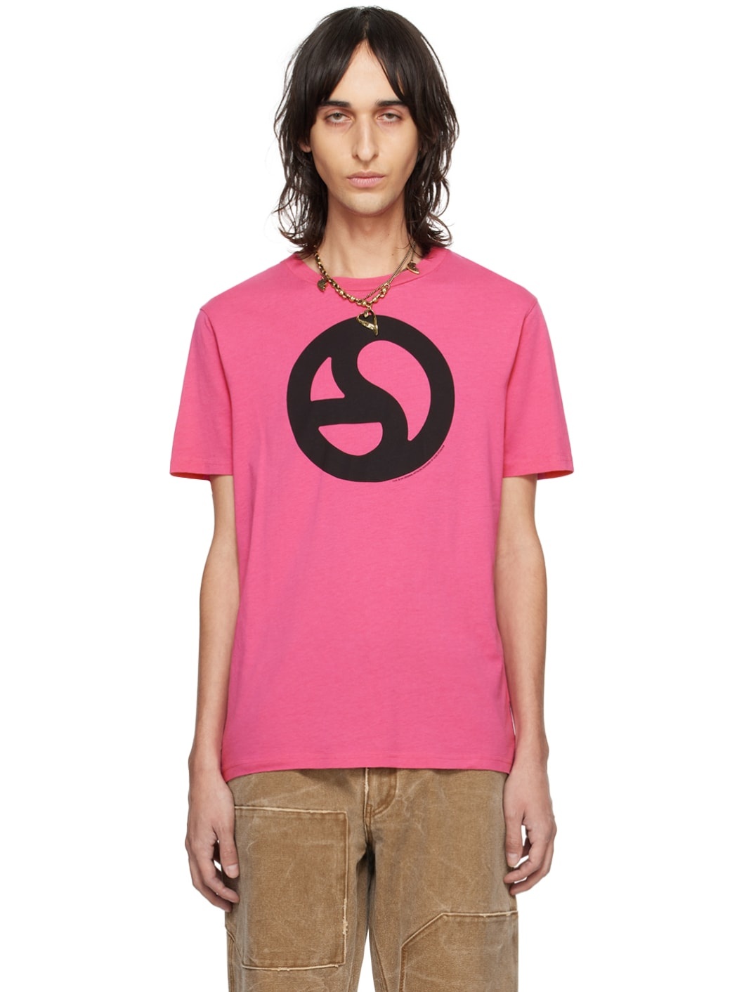 Pink Graphic T-Shirt - 1
