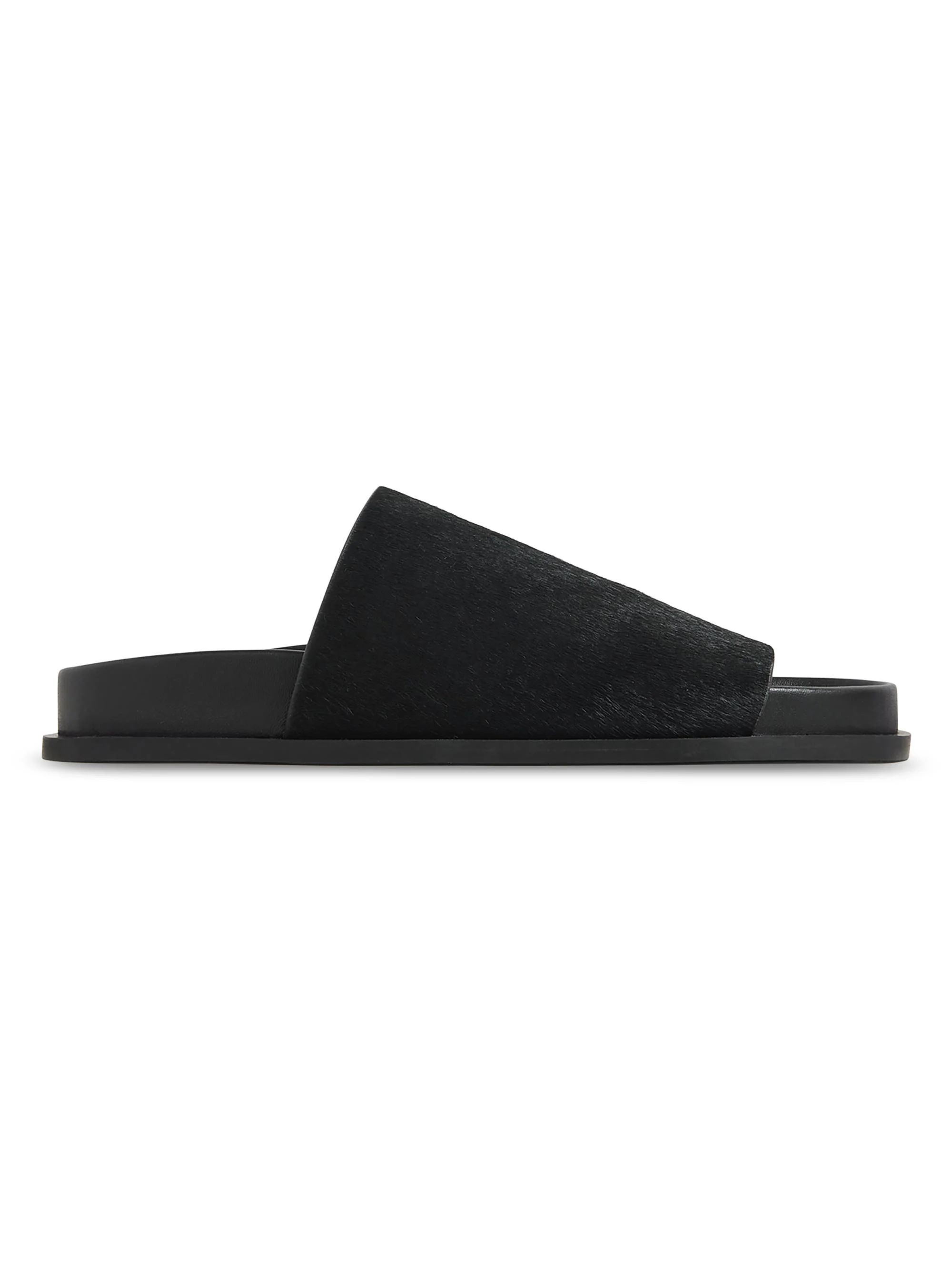 A. Emery Women's Luca Suede Slides - Black - 1