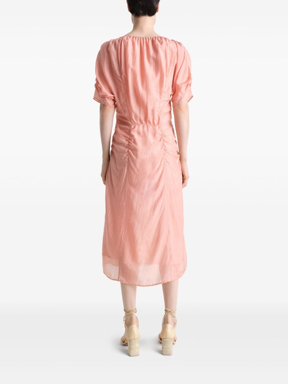 chiffon midi dress - 3