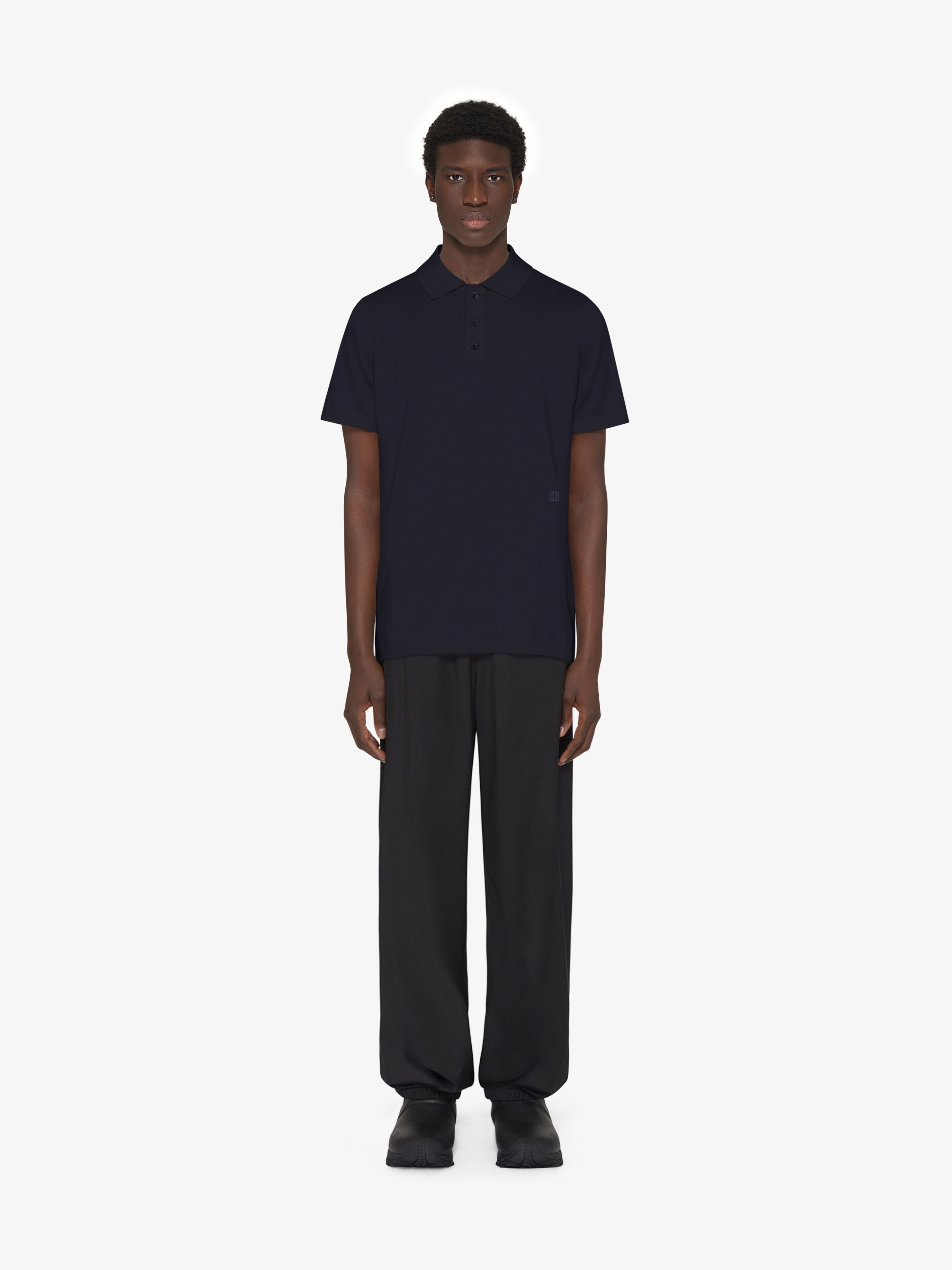 POLO IN COTTON AND SILK - 3