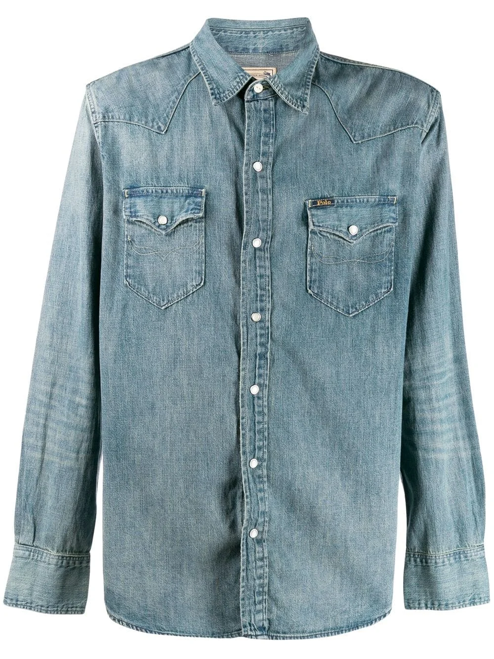 western denim shirt - 1