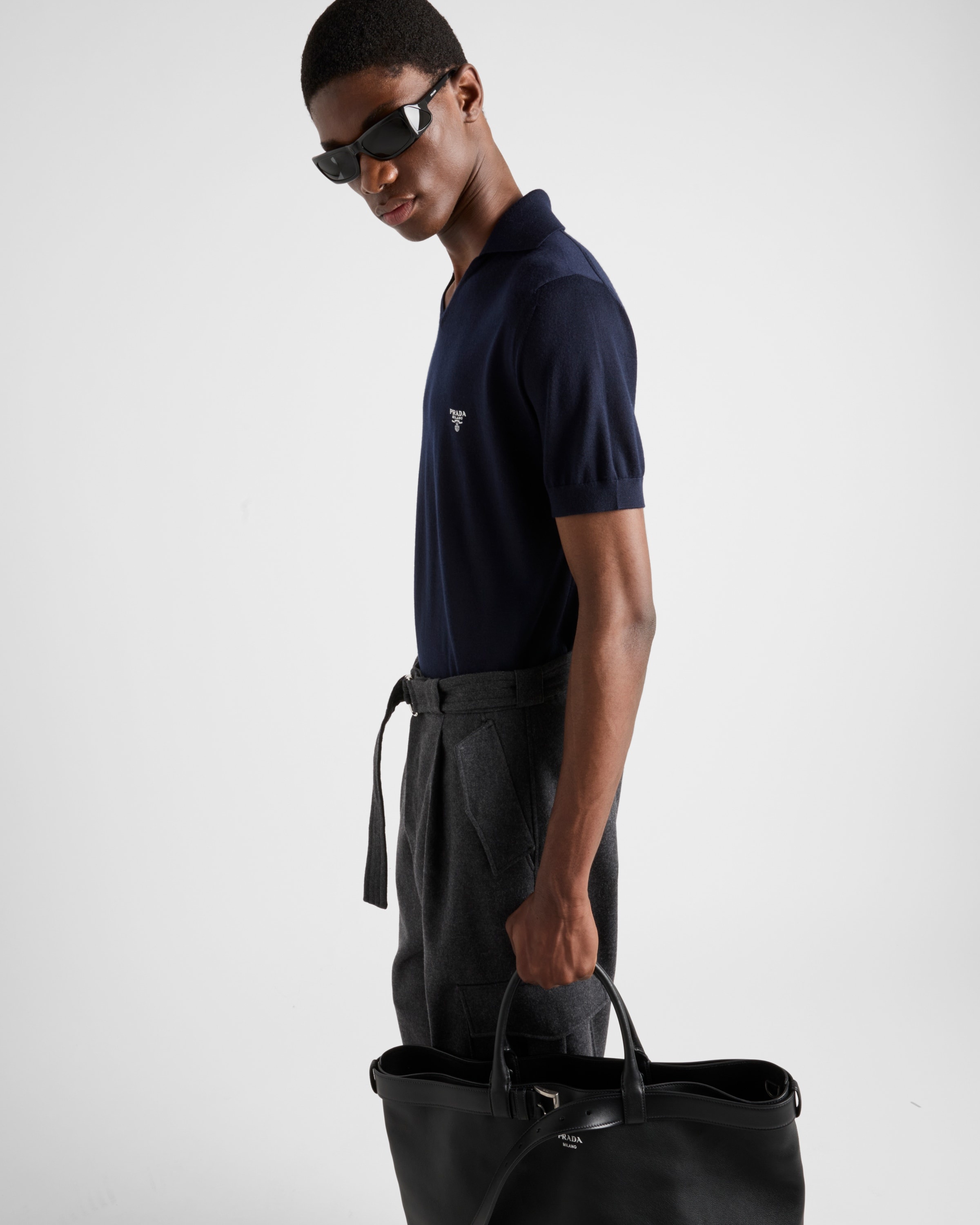 Cashmere polo shirt - 6