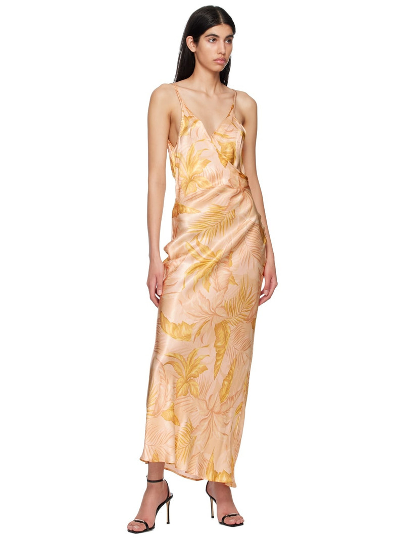 BEC + BRIDGE Gold Dusty Palms Maxi Dress outlook