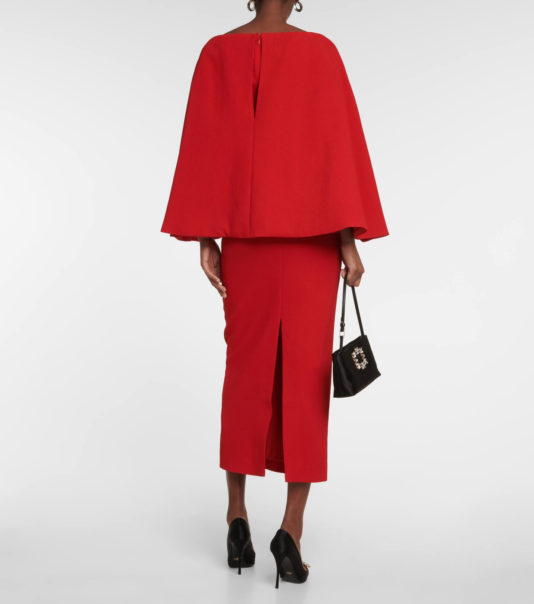 Niesha crêpe midi dress - 3