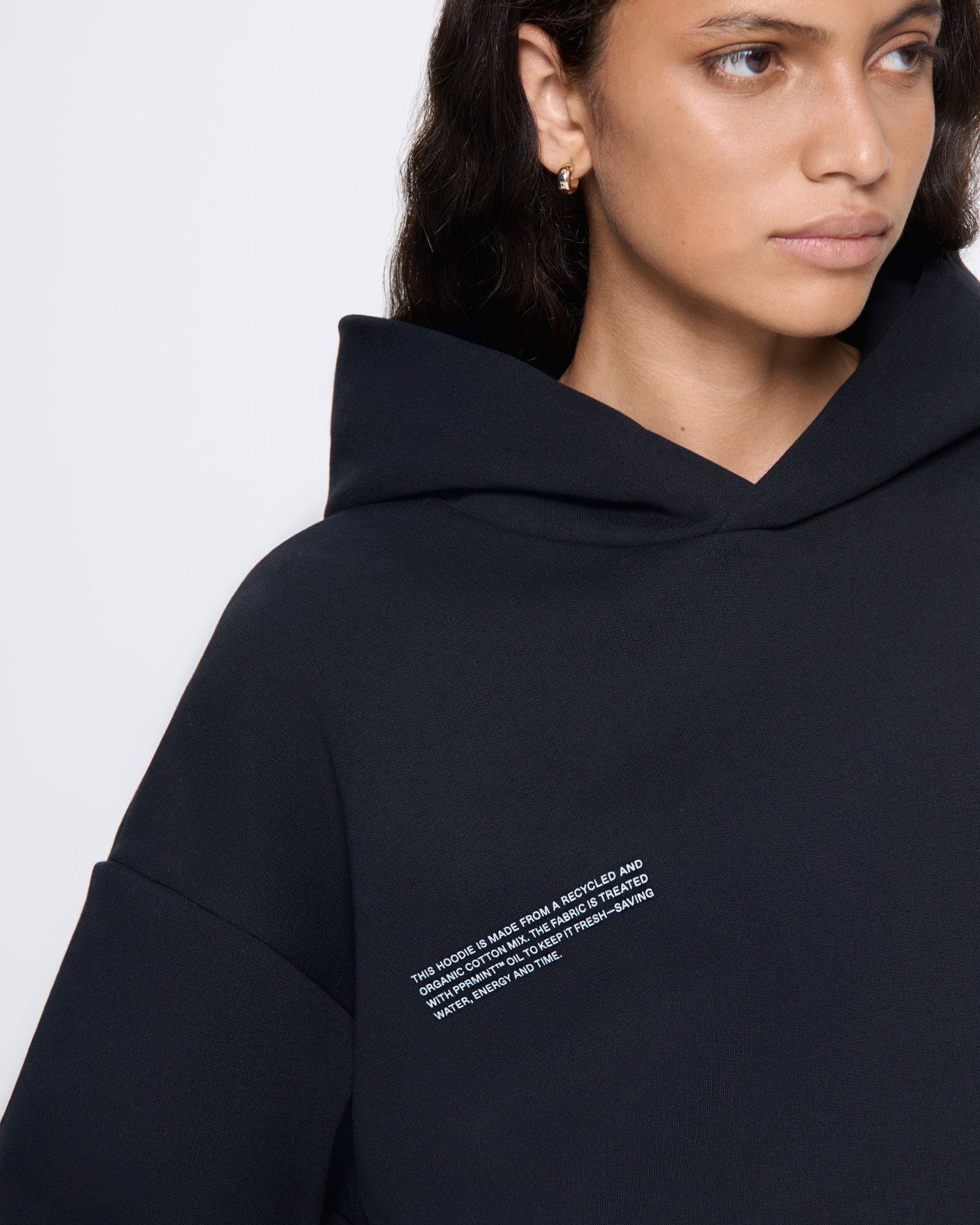 Womens 365 Heavyweight Hoodie - Black - 4