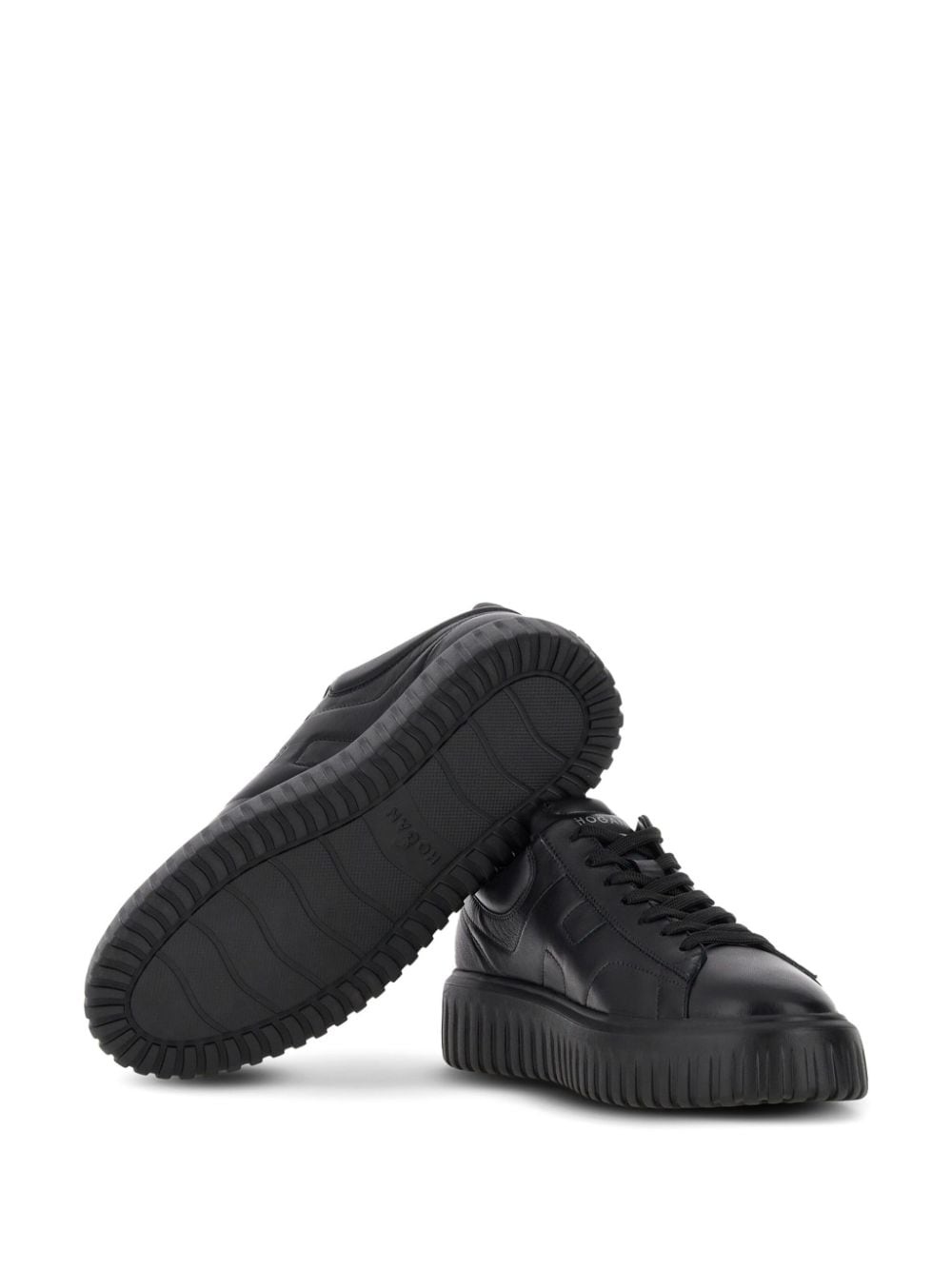 H-Stripes leather sneakers - 4