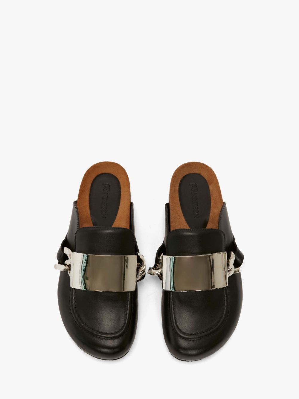 GOURMET CHAIN LOAFER MULES - 4