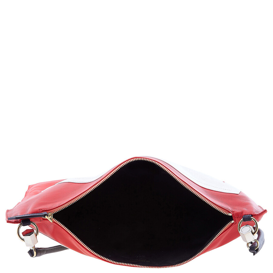 Burberry Bright Red Letter Motif Flag Bag - 6