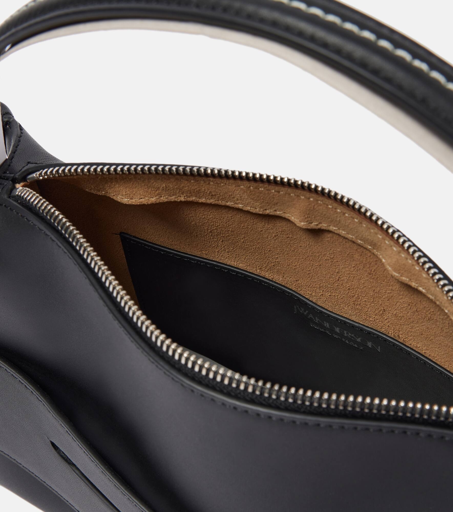 Loafer leather shoulder bag - 3