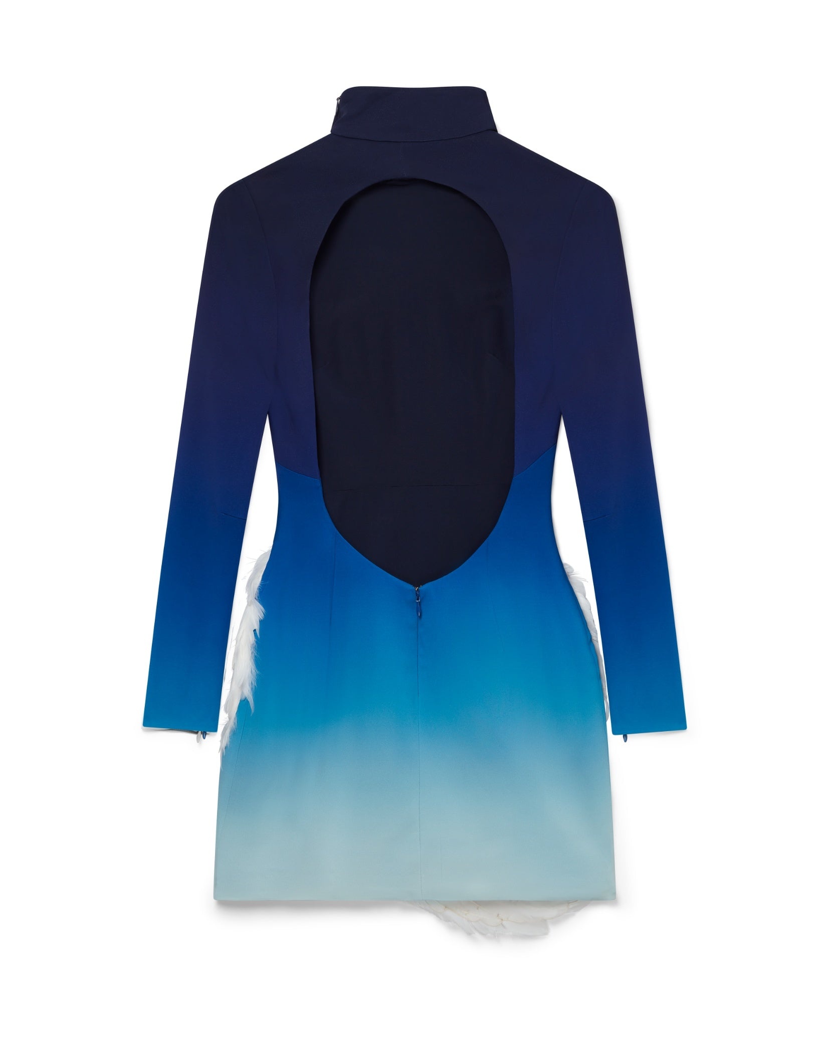 Midnight Gradient Swan Mini Dress - 2